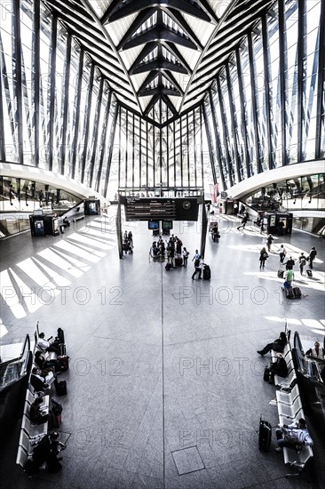 TGV station at Lyon airport