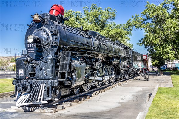 Old steam locomotive