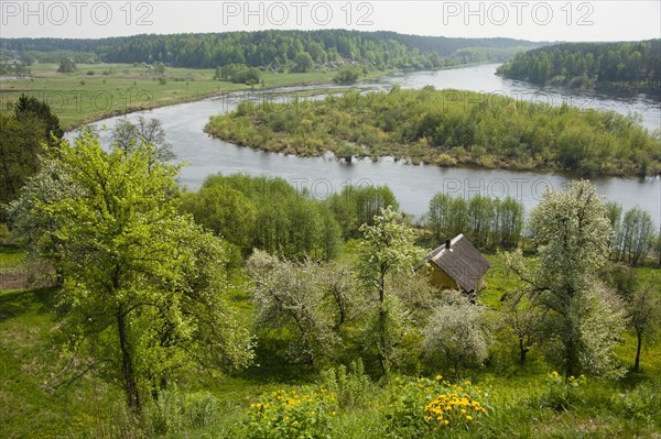 View from MerkinÄ— mound