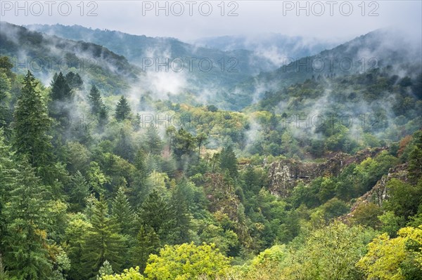 Fog over the Gorge de la Montagne