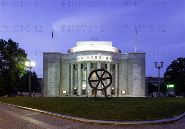 Volksbuhne Theatre at Rosa-Luxembourg-Platz square