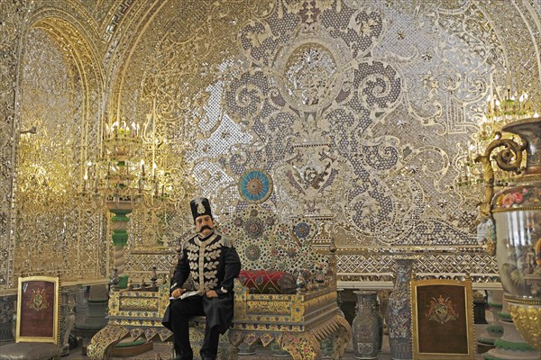 Peacock Throne in the Reception Hall