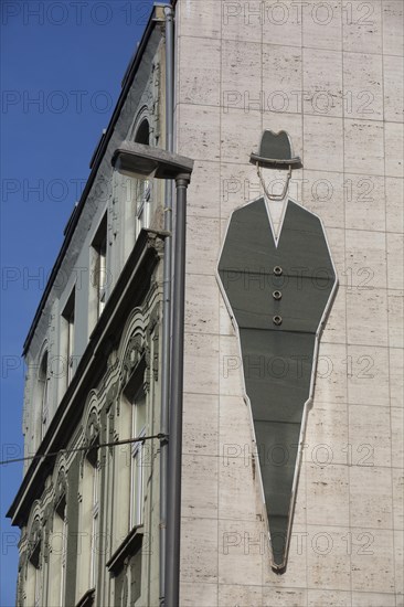 1960's neon sign of a former gentlemen's outfitter