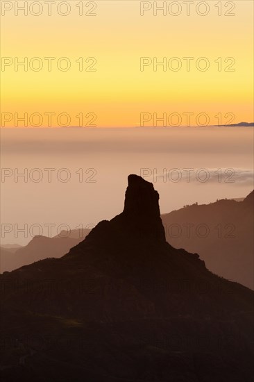 Rock formation of Roque Bentayga