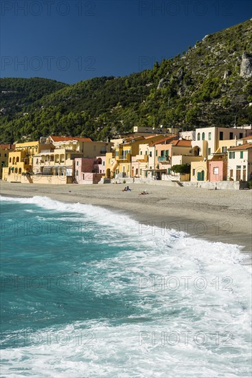 Typical houses on the beach