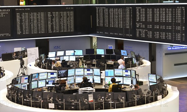 Trading floor of the Frankfurt Stock Exchange