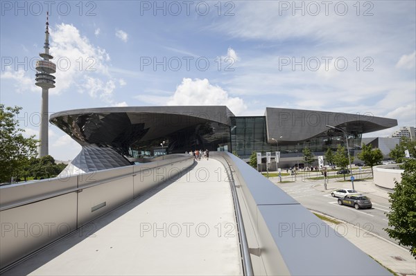 BMW Welt or BMW World with the Olympic Tower