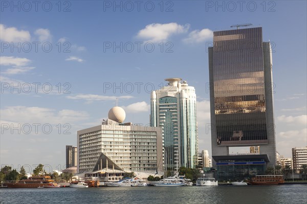 Modern architecture at Dubai Creek