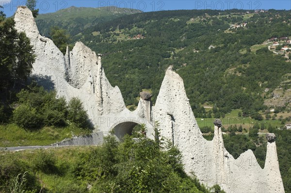 Earth Pyramids of Euseigne or Pyramides d'Euseigne