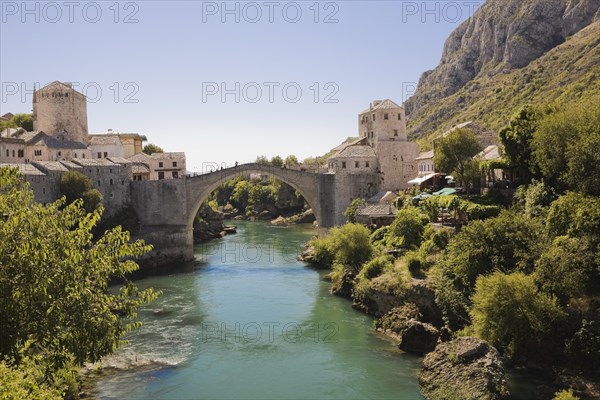 The new Old Bridge over the Neretva River