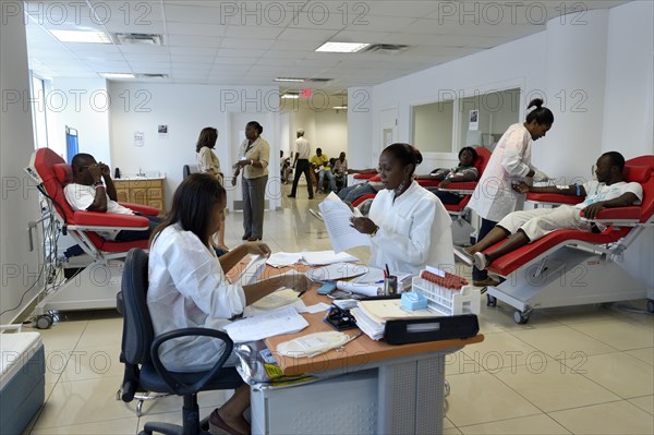 Red Cross blood donation centre