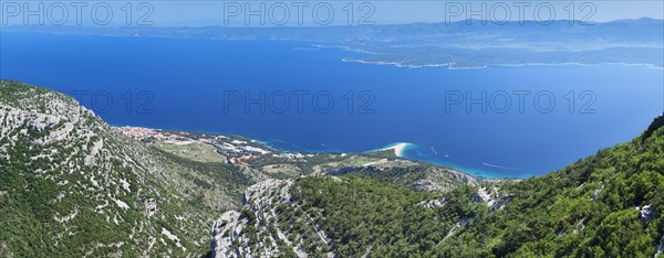 View from Vidova Gora on the town of Bol