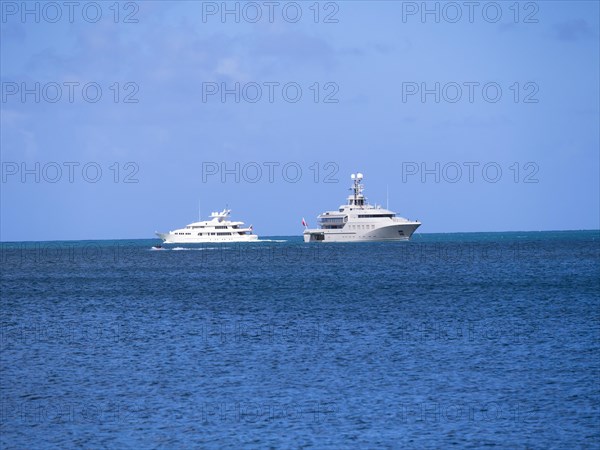 Motor yachts in Rodney Bay