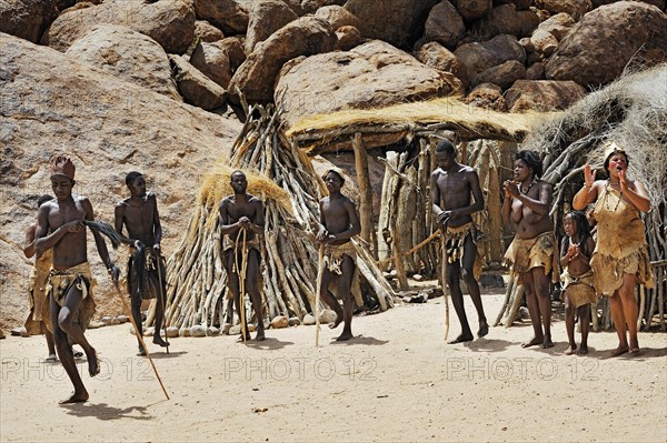 Dance of the native people