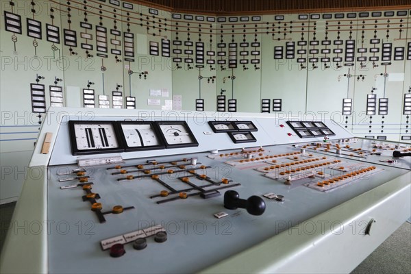 Old disused control room in the Transmission Control Center