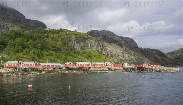 Settlement of Rorbuer fishermen's cabins