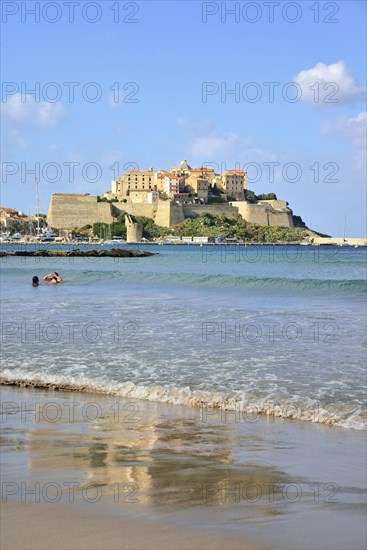View of the citadel from the town beach