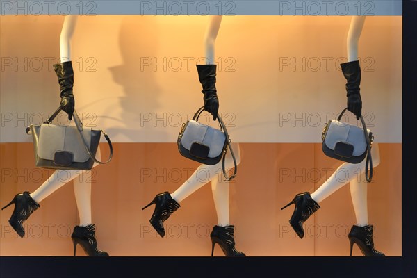 Art installation in a shop window