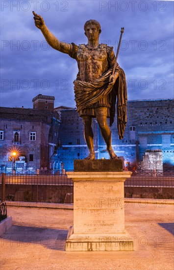 Statue of emperor Caesar Augustus