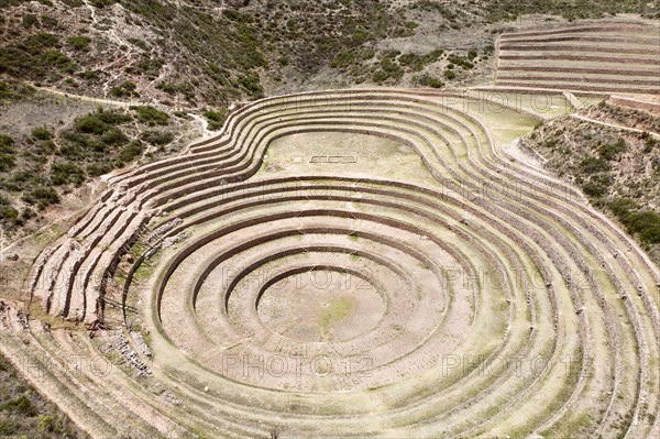 Inca agricultural terraces at Moray