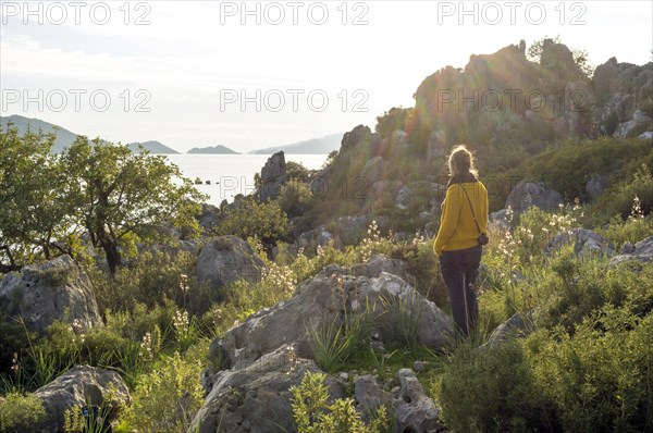 Woman at the Lycian coast