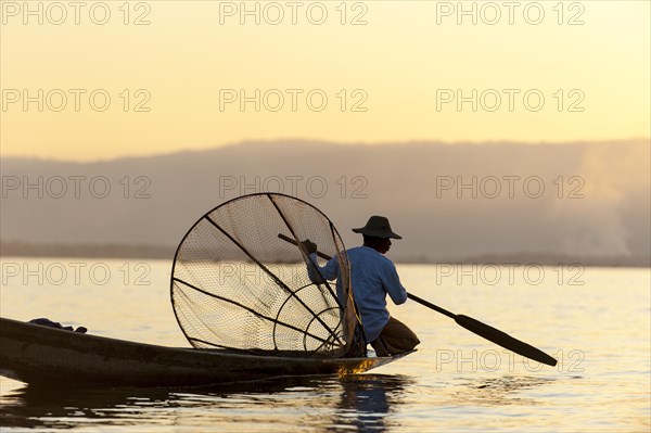 Fisherman in the evening light