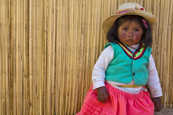 Young girl of the Uro Indians