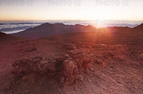 Sunrise at Haleakala Volcano