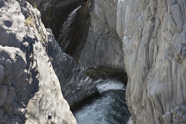 Volcanic basalt formations