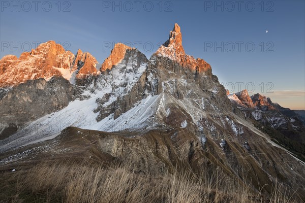 Rolle Pass at sunset in autumn