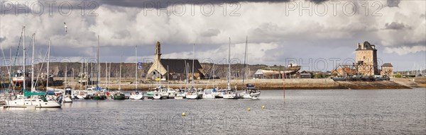 Port of Camaret-sur-Mer with Tour Vauban and the Chapel Notre-Dame de Rocamadour