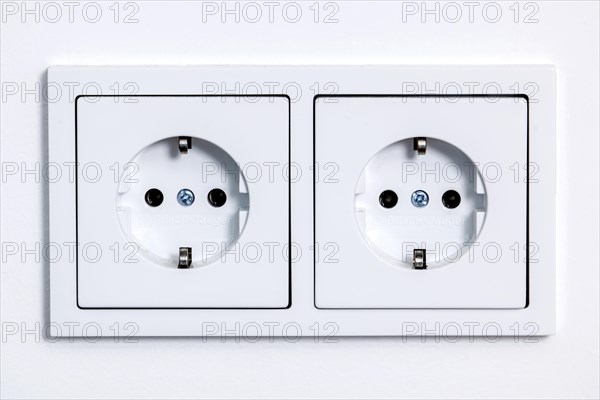 White double socket