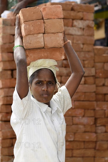 Female construction worker