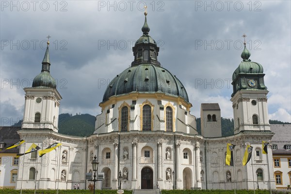 Baroque main facade with entrance