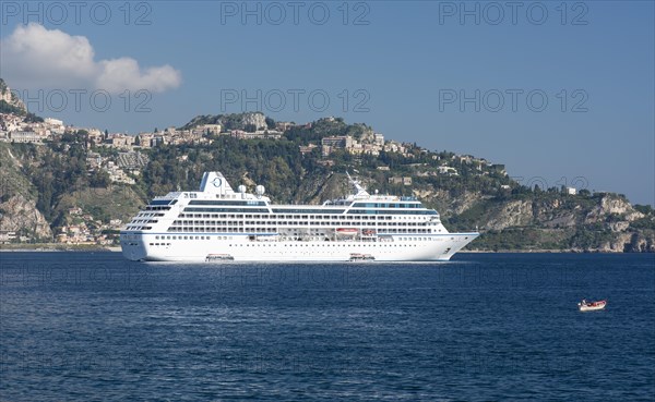 Nautica cruise ship in a bay