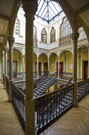 Staircase in the Archaeology Colombischlossle Museum