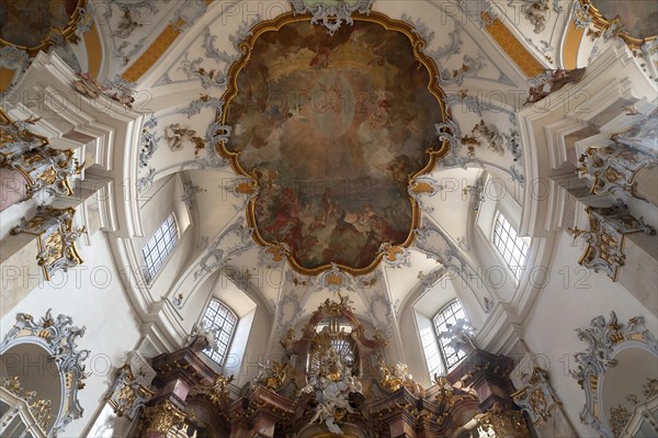 Ceiling fresco by Appiani in the choir