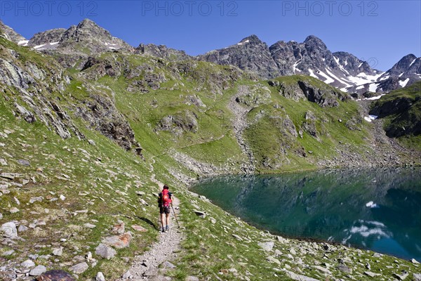 Mountaineers at the Grosser Schwarzsee