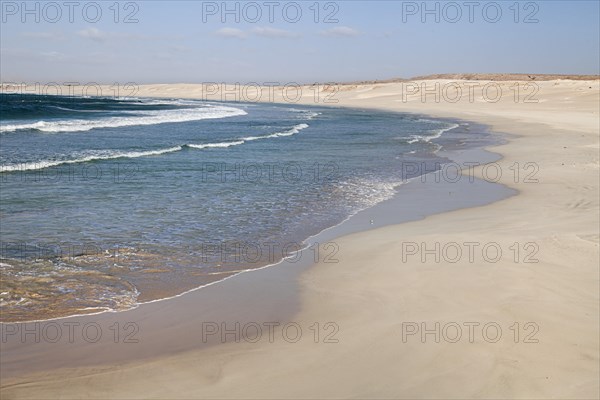 Dunes on the beach of Praia de Chaves