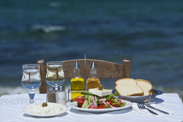 Greek salad with feta