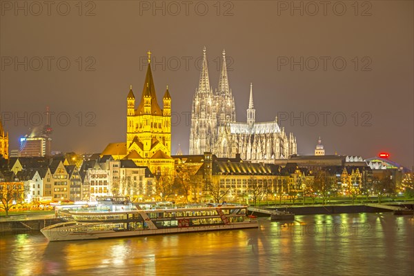 Great St. Martin Church and Cologne Cathedral