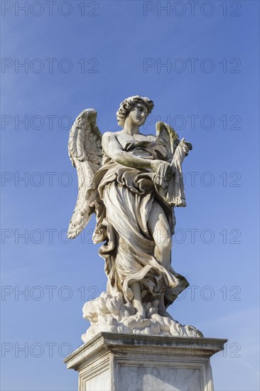 Bernini statue on Ponte Sant'Angelo bridge