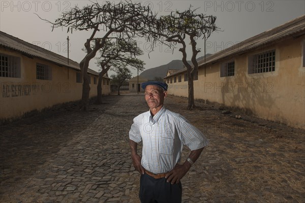 A former prisoner at the former Tarrafal concentration camp or Campo do Tarrafal