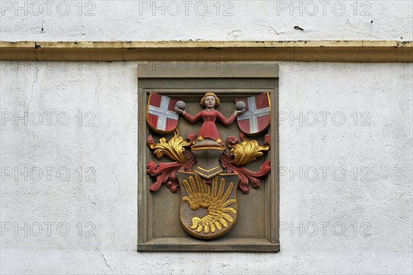 Coat of arms of the noble family Melchingen 13th - 14th century at the Criminal Museum