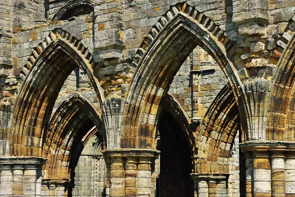 The ruins of Whitby Abbey that inspired Bram Stoker to his masterpiece 'Dracula'