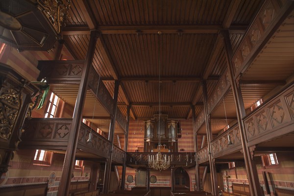 Interior with the organ loft