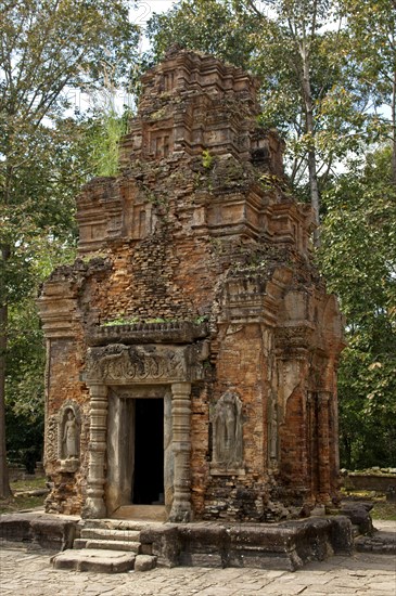 Tower in the Preah Ko Temple