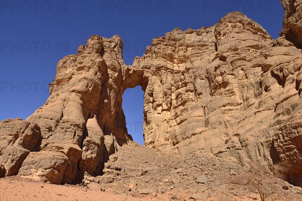 Natural window in Tamezguida or La Cathedrale