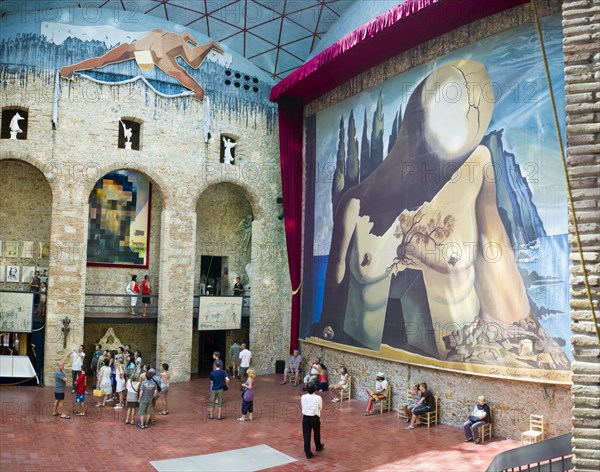 Painting in the Dali Theatre and Museum