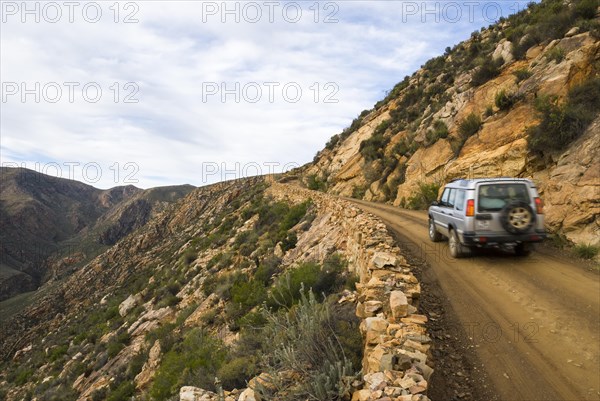 All-terrain vehicle on a gravel road